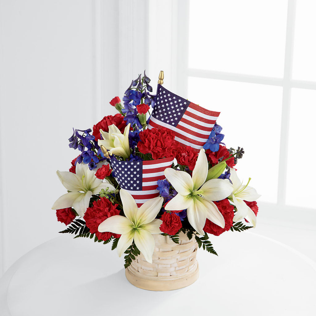 American Glory Bouquet – Blooms By The Lake, Lake Arthur LA