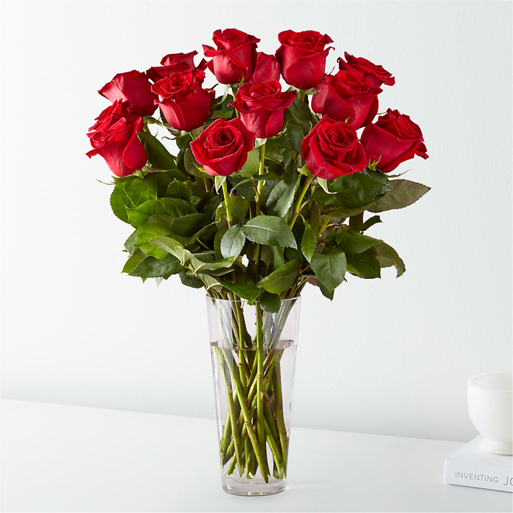 Long Stem Red Rose Bouquet – Blooms By The Lake, Lake Arthur LA