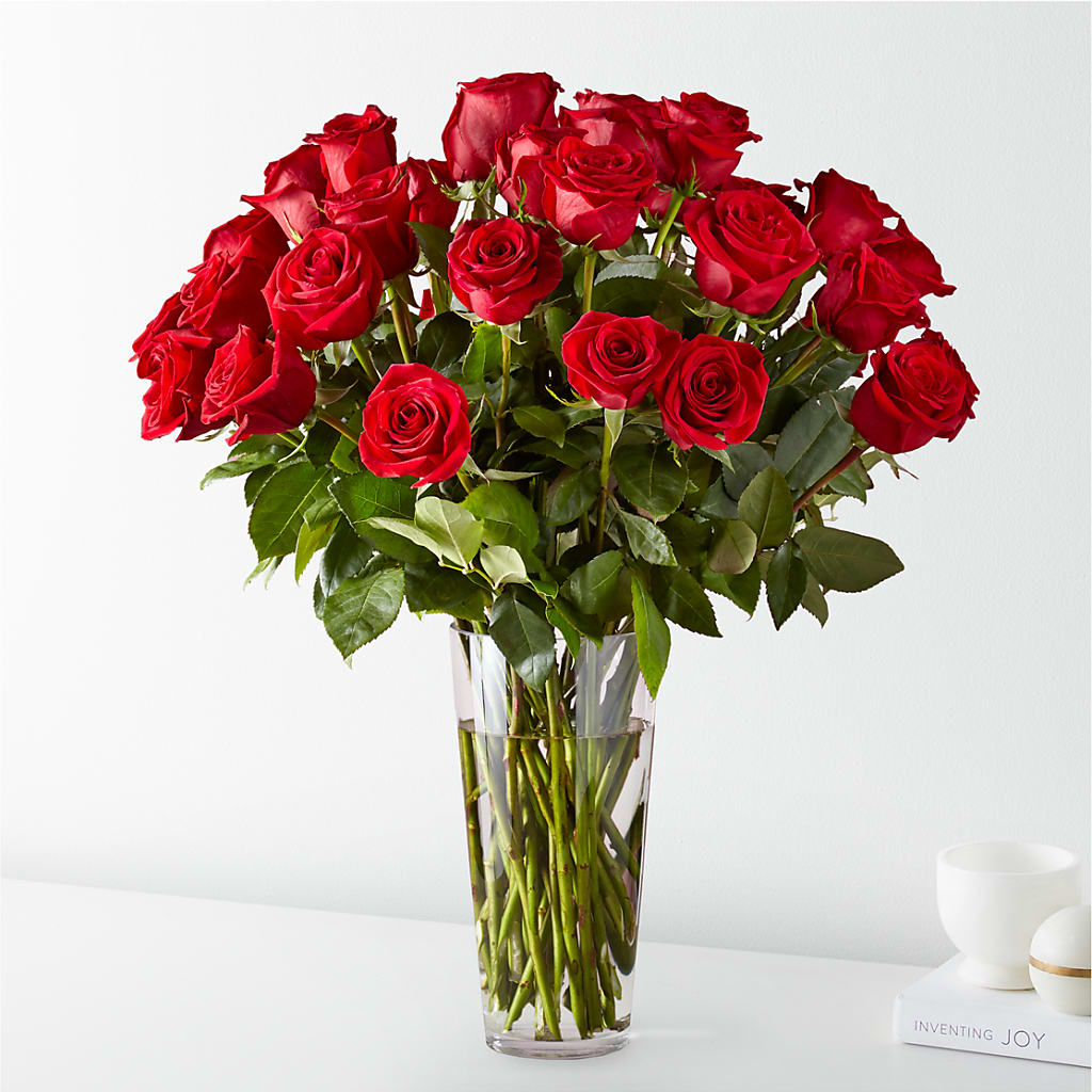 Long Stem Red Rose Bouquet – Blooms By The Lake, Lake Arthur LA