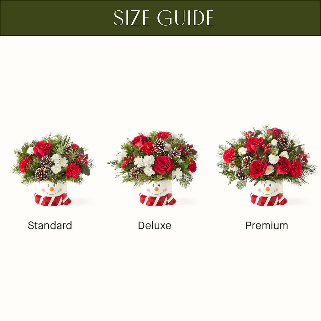 Jolly Snowman Bouquet – Blooms By The Lake, Lake Arthur LA