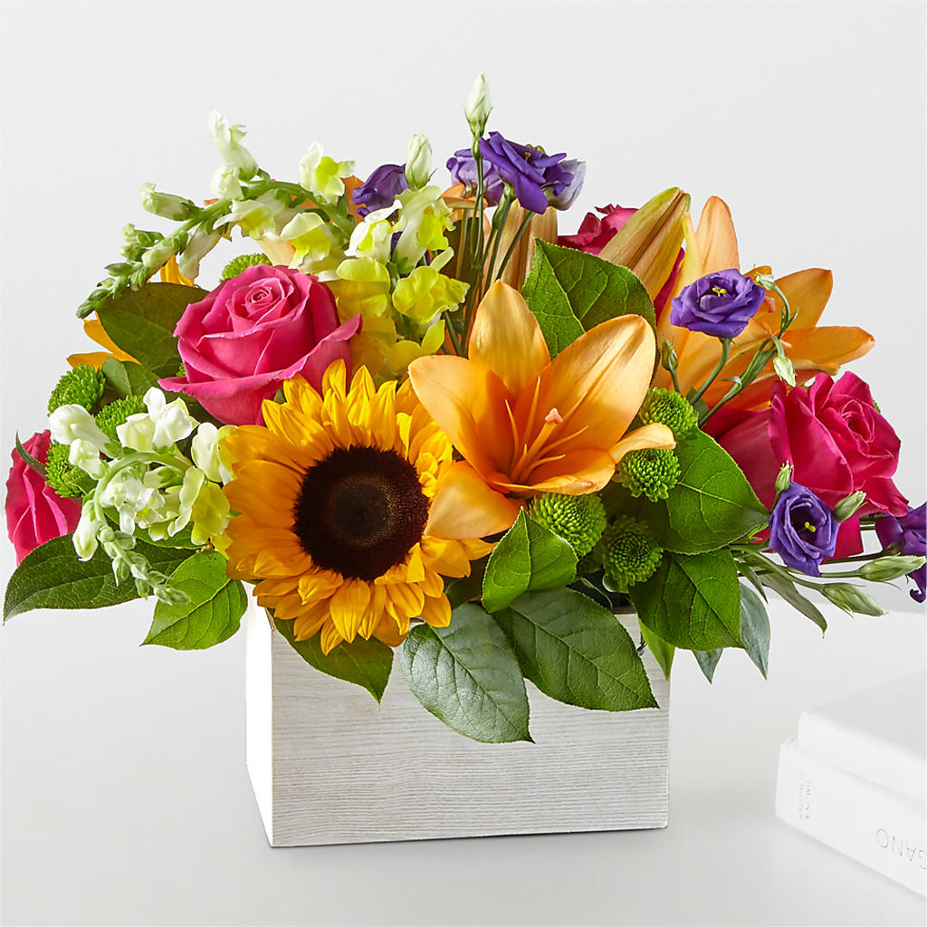 Best Day Box Bouquet – Blooms By The Lake, Lake Arthur LA