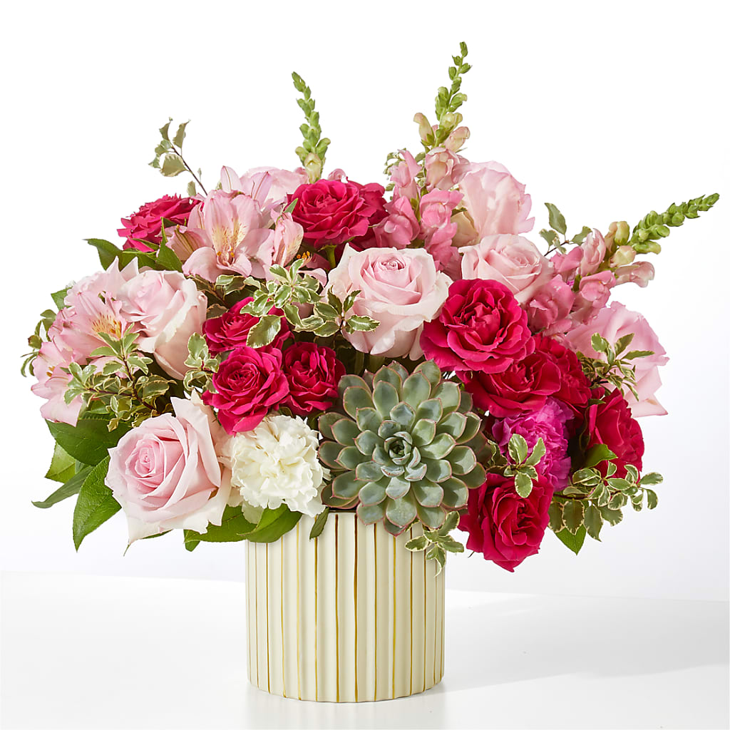 Magenta Musings Bouquet – Blooms By The Lake, Lake Arthur LA