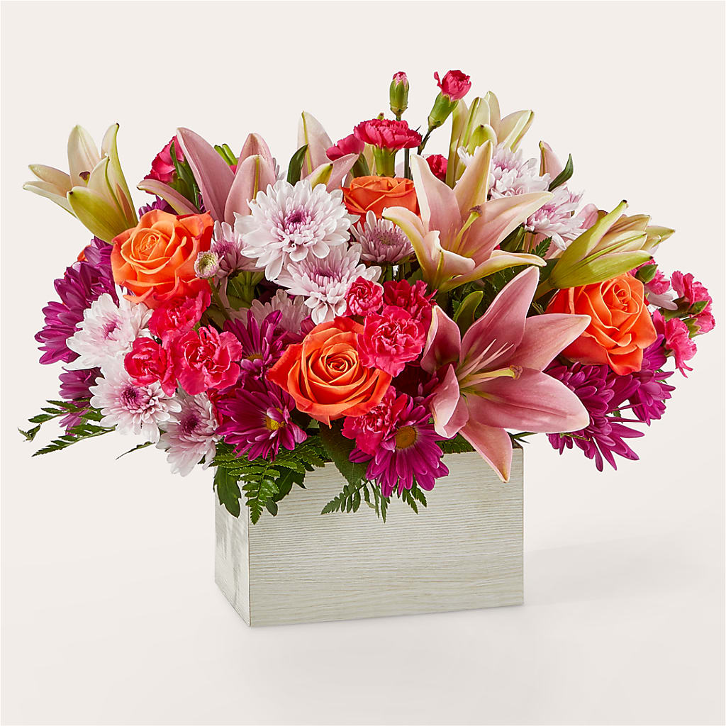 Light of My Life Box Bouquet – Blooms By The Lake, Lake Arthur LA
