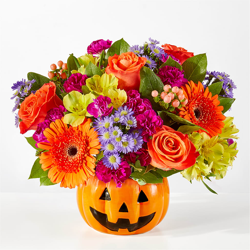Tricks & Treats Pumpkin – Blooms By The Lake, Lake Arthur LA