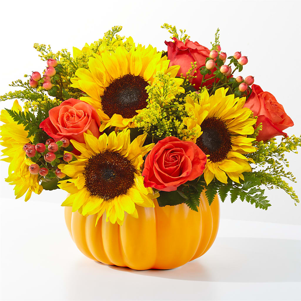 Pick of the Patch Pumpkin Bouquet – Blooms By The Lake, Lake Arthur LA