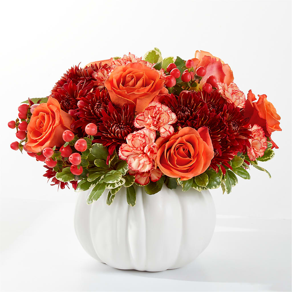 Autumn Air Pumpkin Bouquet – Blooms By The Lake, Lake Arthur LA
