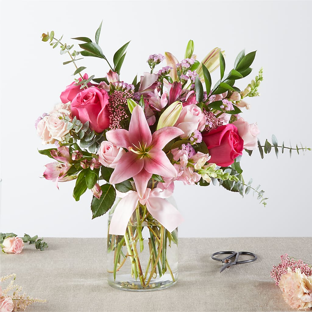 Pink Ribbon - A Florist Original – Blooms By The Lake, Lake Arthur LA