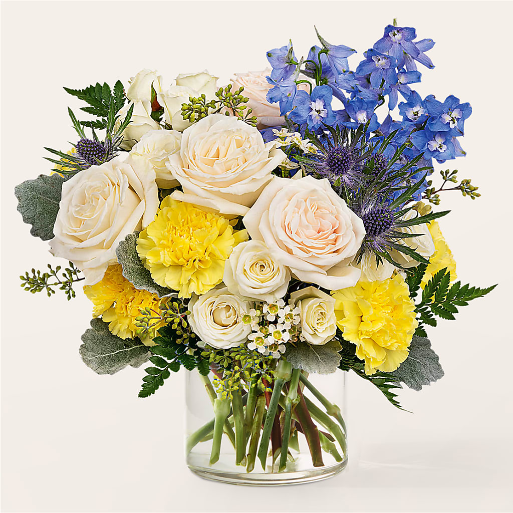 Lemon Sorbet Bouquet – Blooms By The Lake, Lake Arthur LA