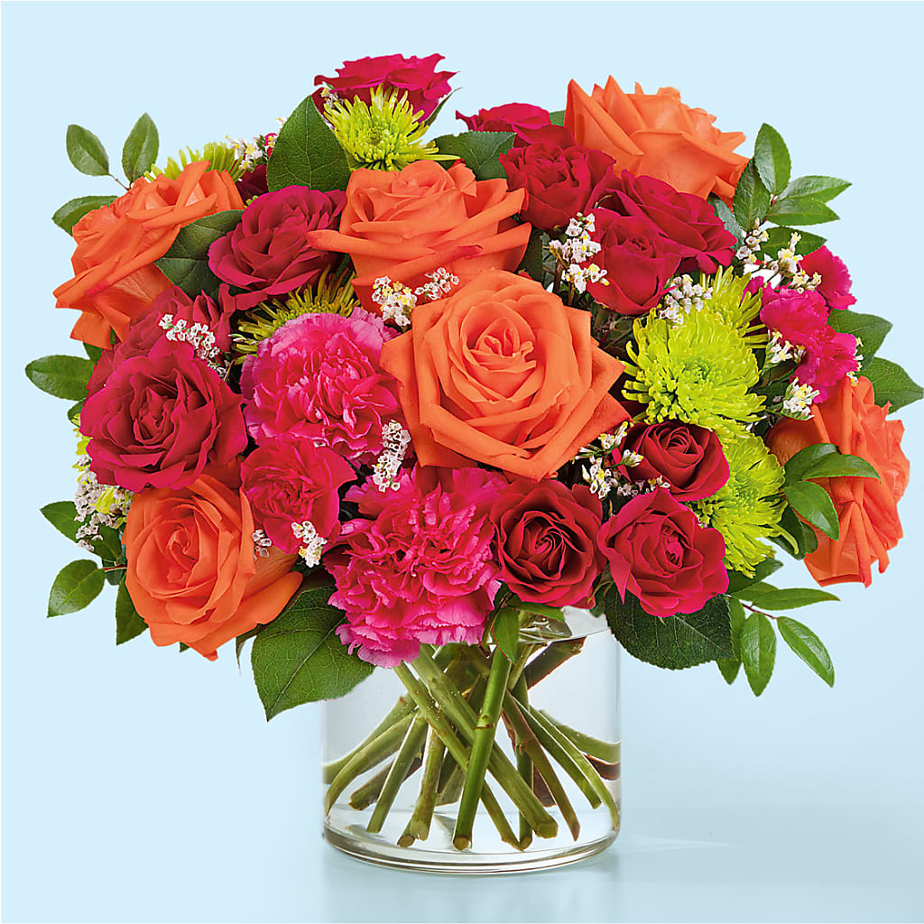 Colorful Carnival Bouquet – Blooms By The Lake, Lake Arthur LA