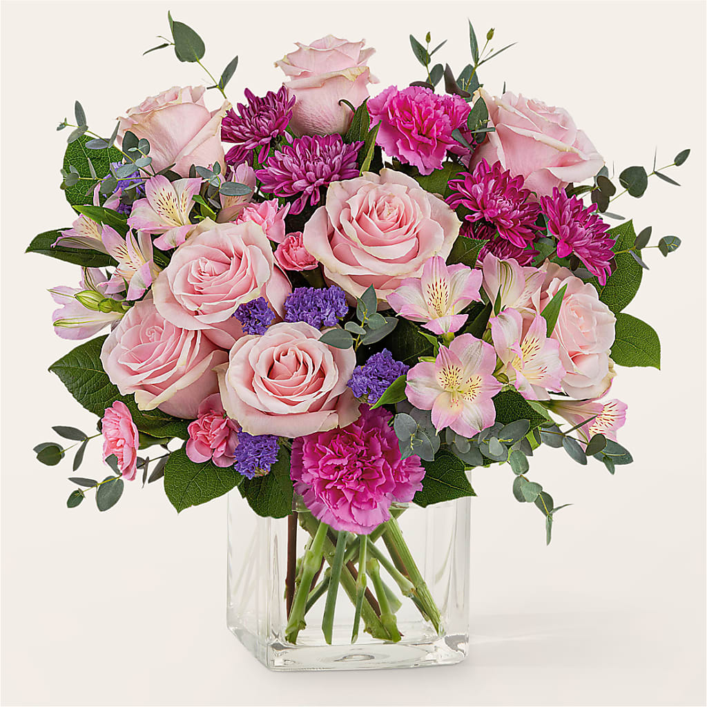 Rosy Radiance Bouquet – Blooms By The Lake, Lake Arthur LA