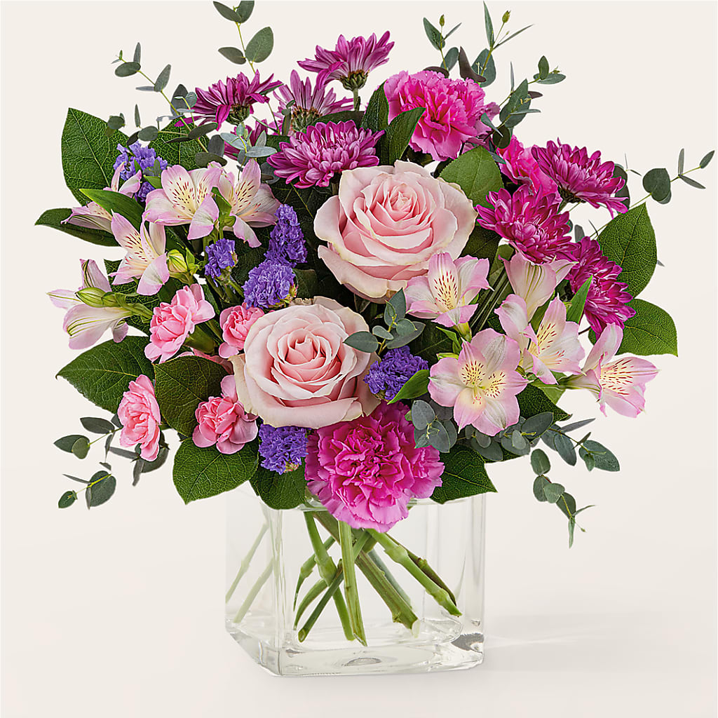 Rosy Radiance Bouquet – Blooms By The Lake, Lake Arthur LA