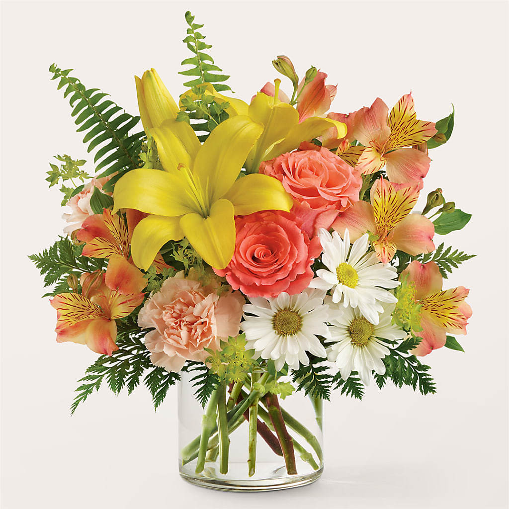 Sunset Strip Bouquet – Blooms By The Lake, Lake Arthur LA