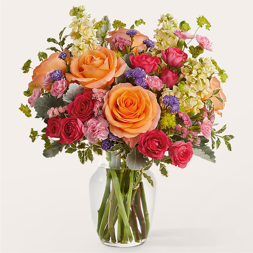 Tangerine Tango Bouquet – Blooms By The Lake, Lake Arthur LA