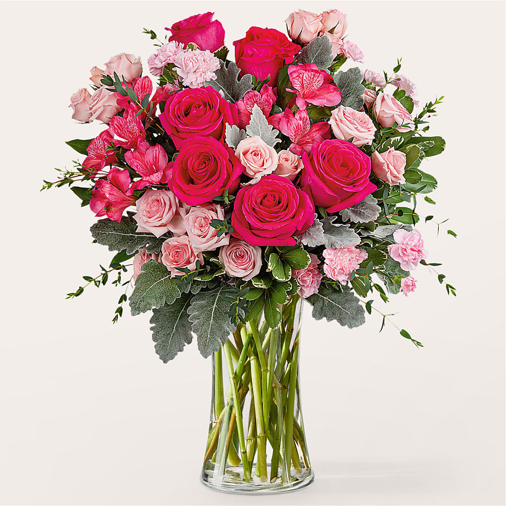 Tickled Pink Bouquet – Blooms By The Lake, Lake Arthur LA