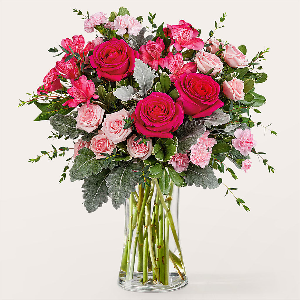 Tickled Pink Bouquet – Blooms By The Lake, Lake Arthur LA