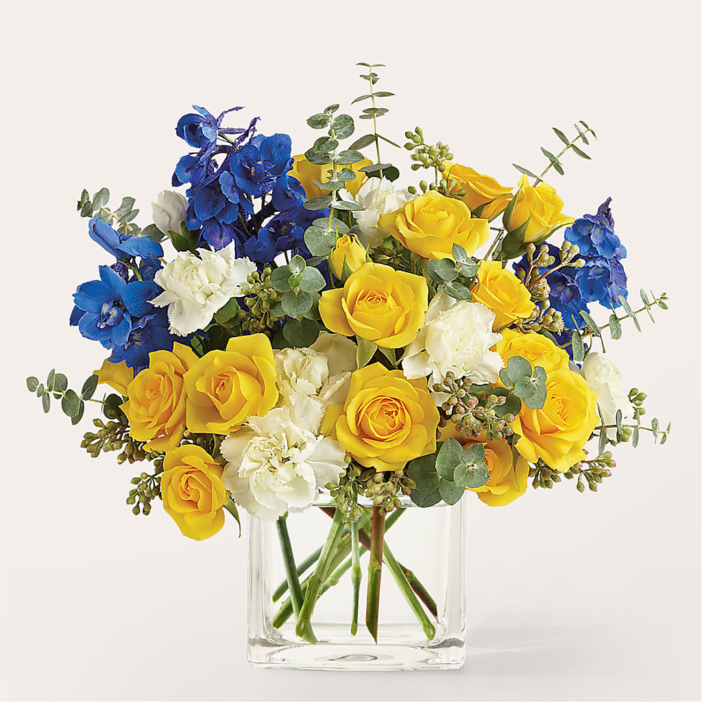Sparkling Citrine Bouquet – Blooms By The Lake, Lake Arthur LA