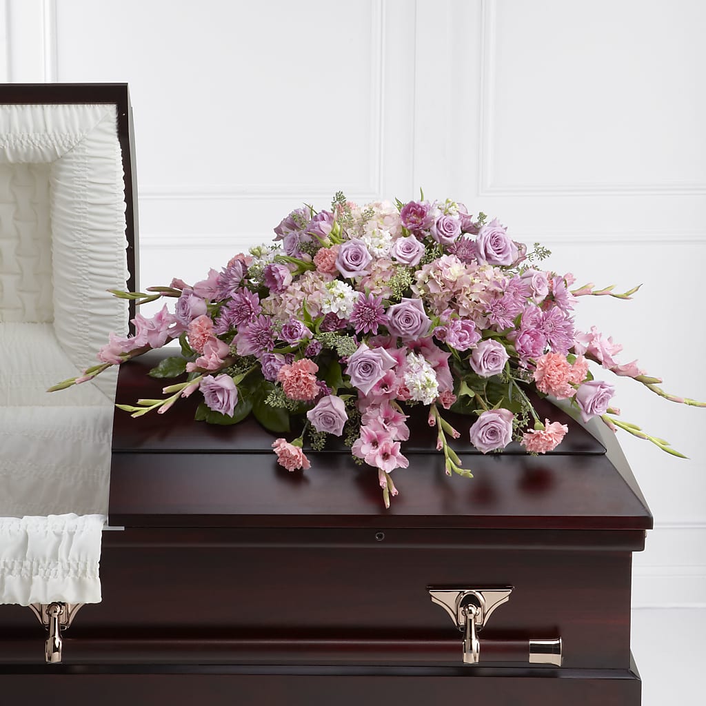 Immorata Casket Spray – Blooms By The Lake, Lake Arthur LA