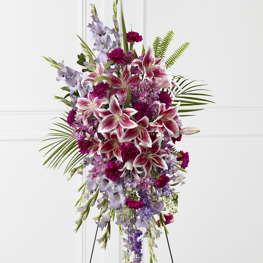 Tender Touch Standing Spray – Blooms By The Lake, Lake Arthur LA