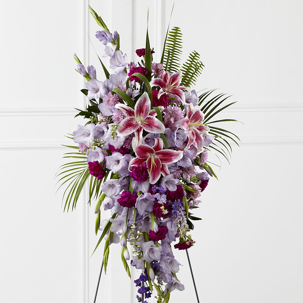 Tender Touch Standing Spray – Blooms By The Lake, Lake Arthur LA