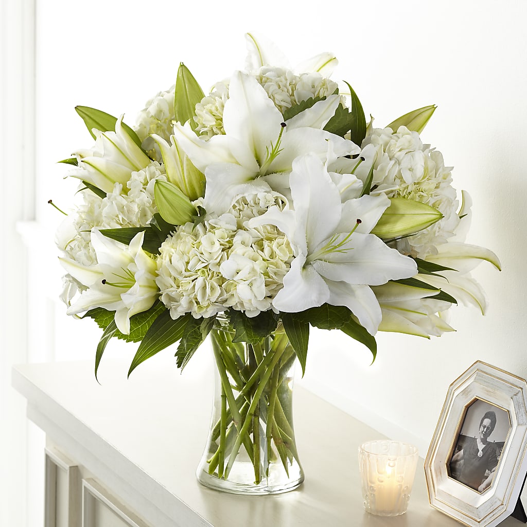 Compassionate Lily Bouquet – Blooms By The Lake, Lake Arthur LA