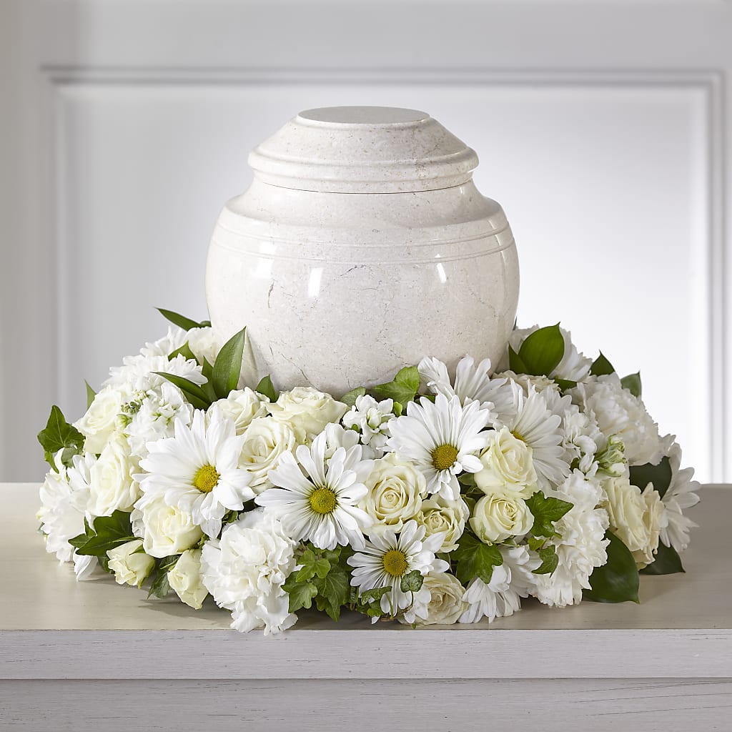 Ivory Gardens Cremation Adornment – Blooms By The Lake, Lake Arthur LA