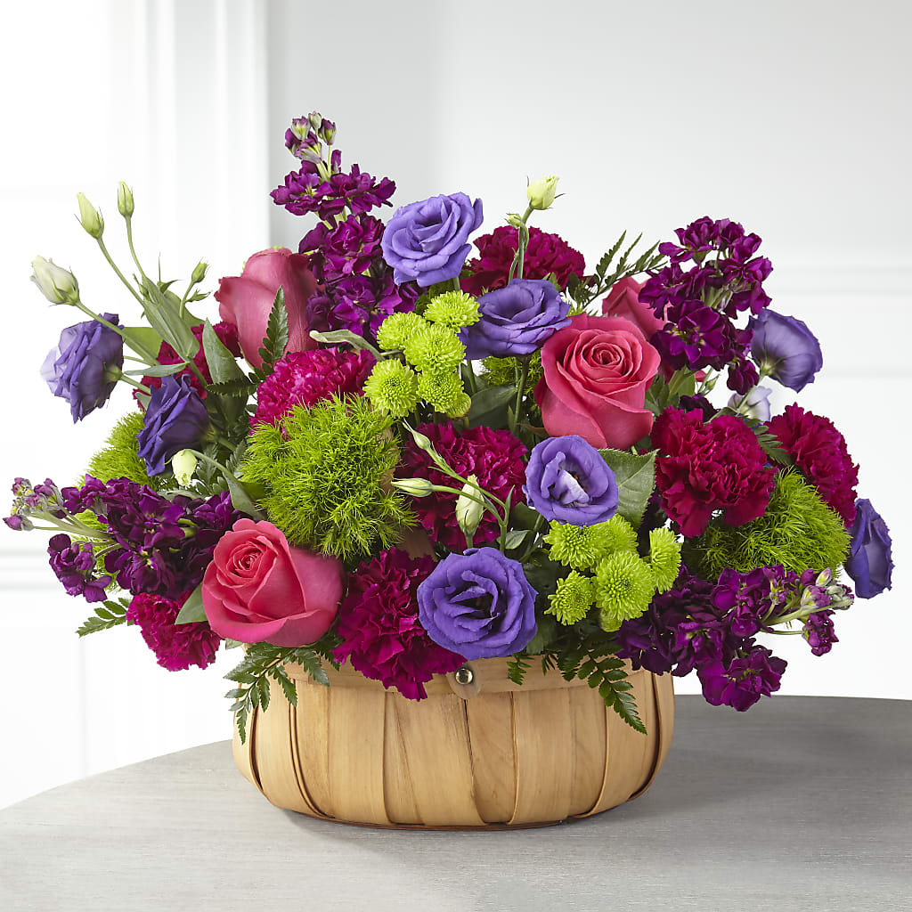 Serene Sanctuary Basket – Blooms By The Lake, Lake Arthur LA