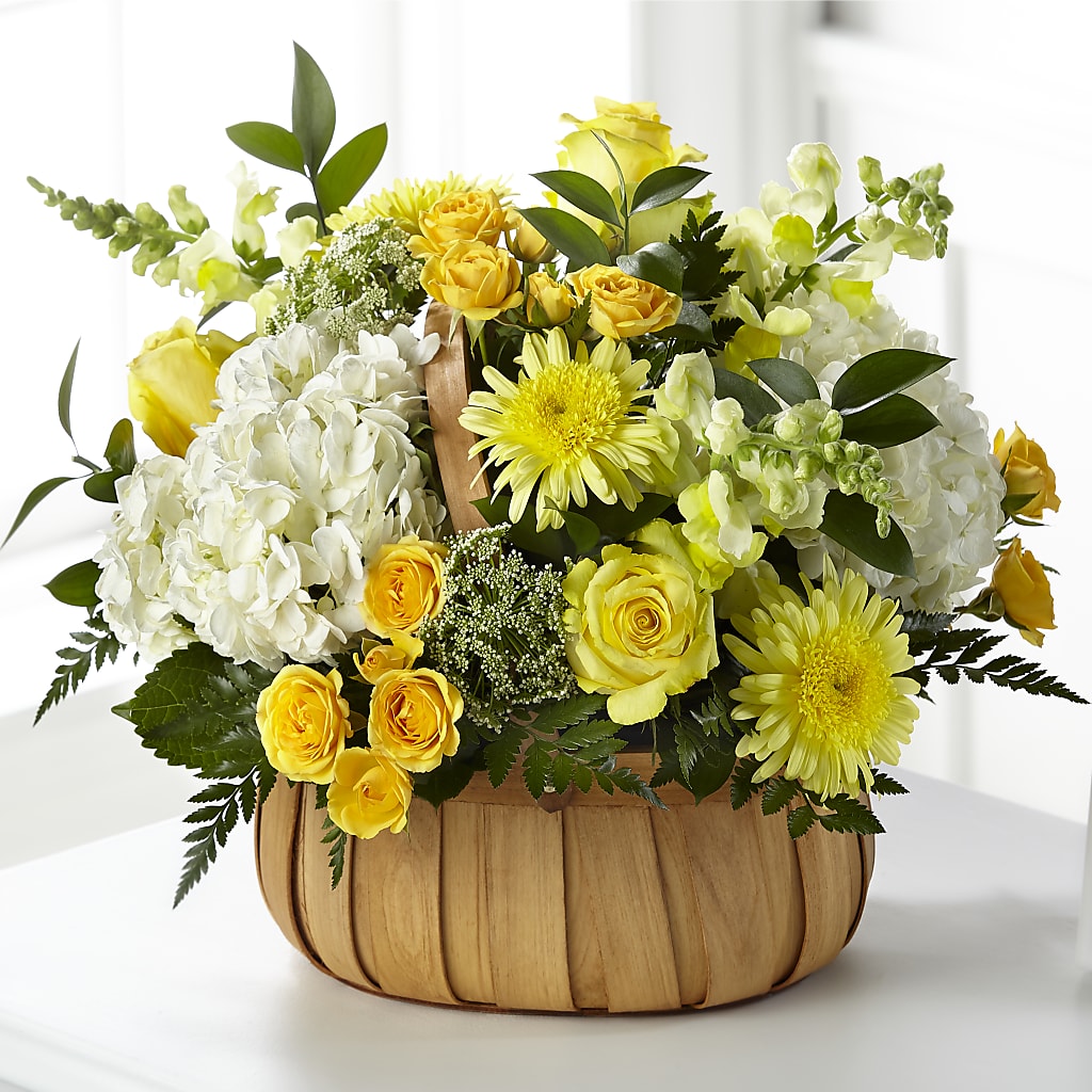 Rustic Remembrance Basket – Blooms By The Lake, Lake Arthur LA