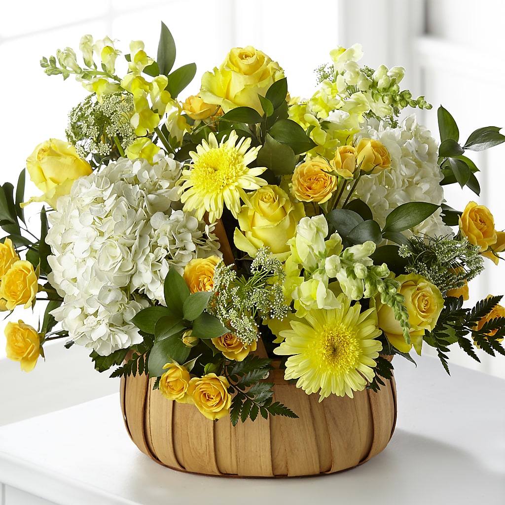 Rustic Remembrance Basket – Blooms By The Lake, Lake Arthur LA