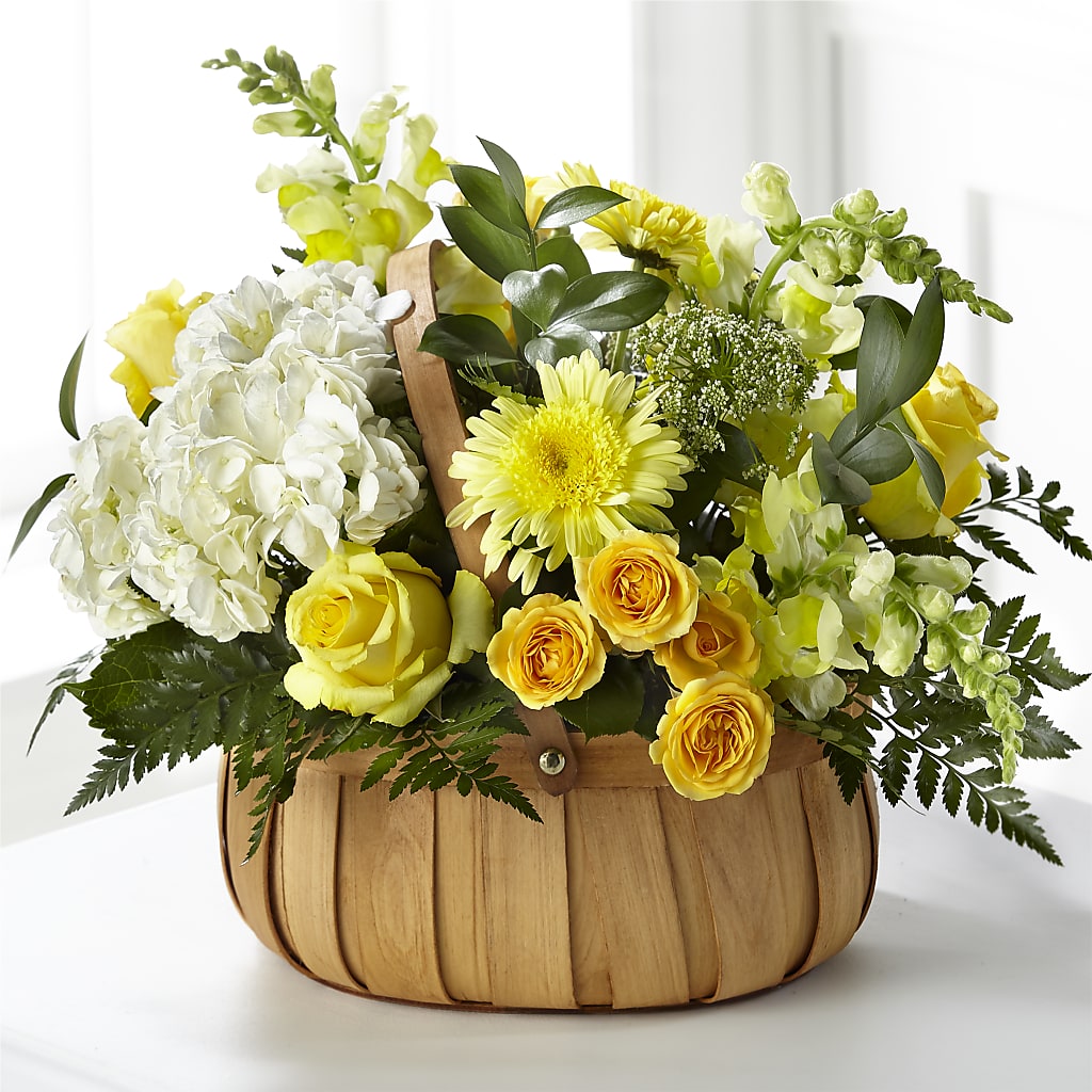 Rustic Remembrance Basket – Blooms By The Lake, Lake Arthur LA
