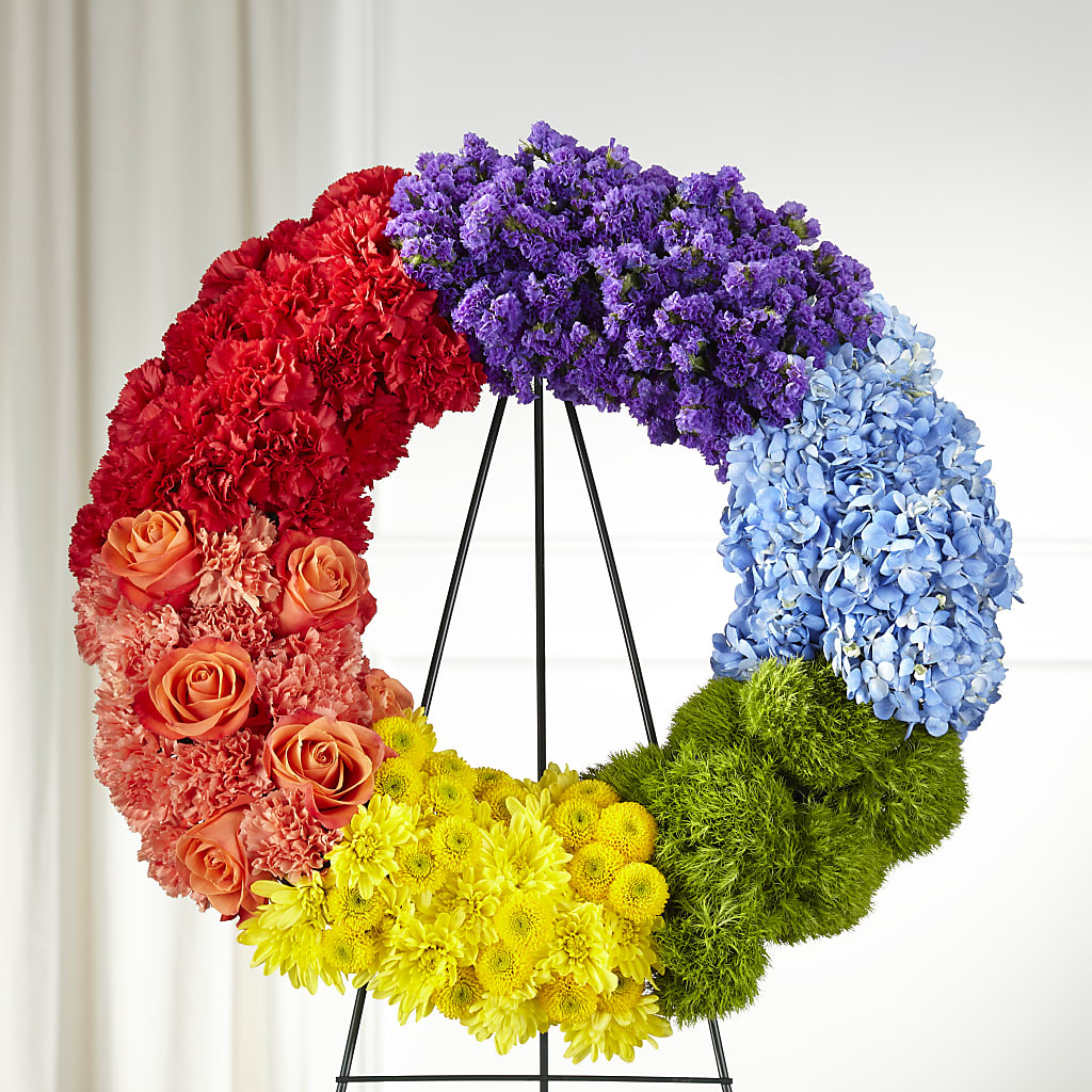 Circle of Love Wreath – Blooms By The Lake, Lake Arthur LA