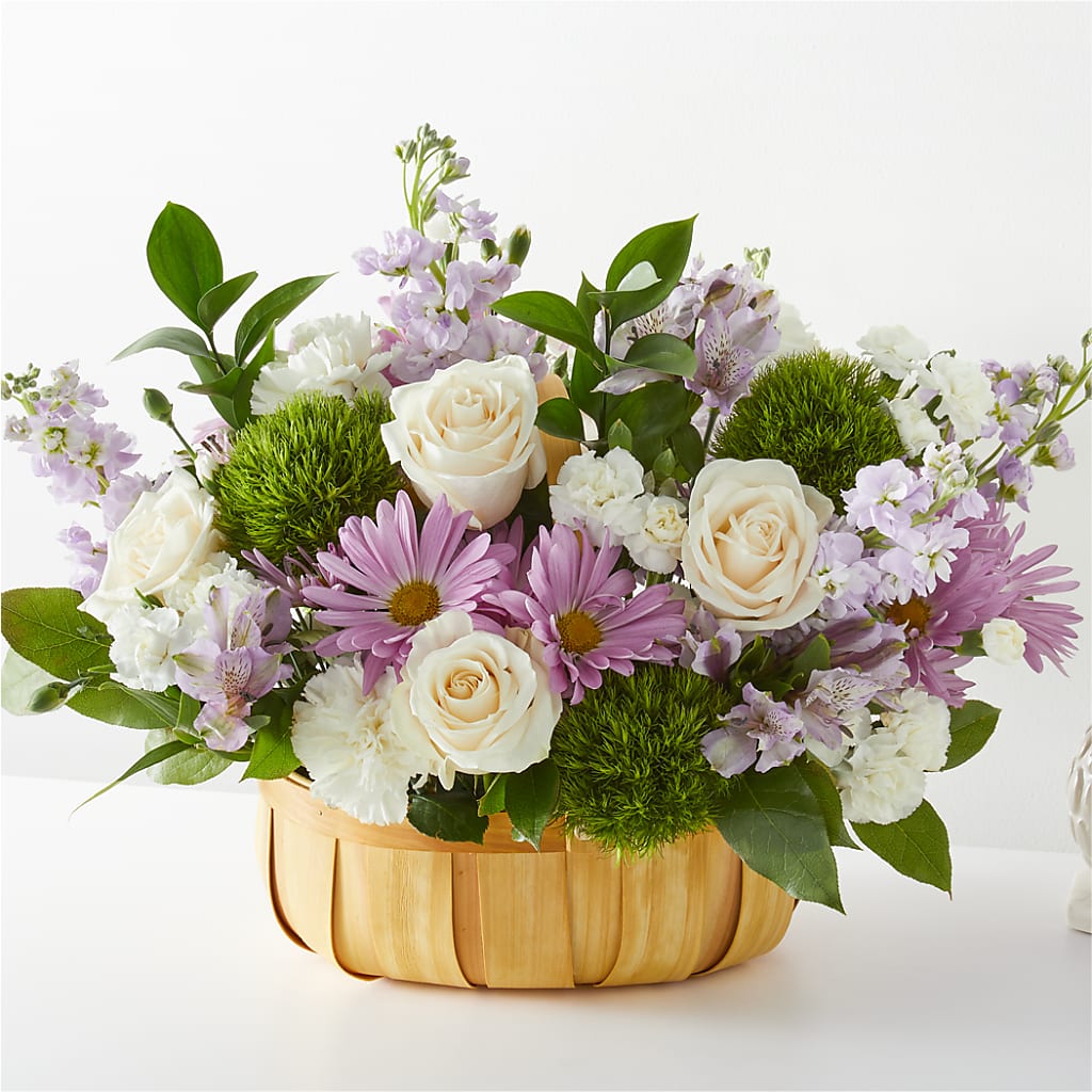 Peace & Love Basket – Blooms By The Lake, Lake Arthur LA