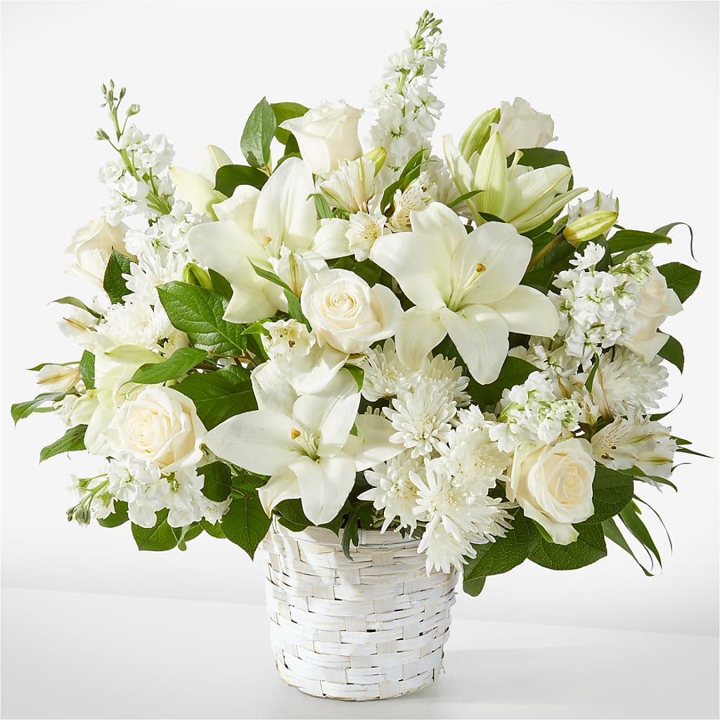 Peaceful Reflections Arrangement – Blooms By The Lake, Lake Arthur LA
