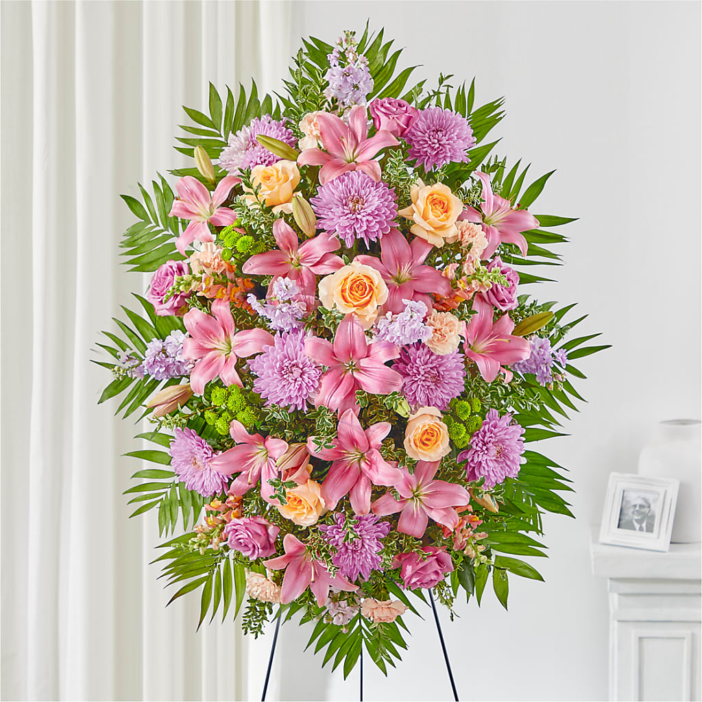 Love & Light Standing Spray – Blooms By The Lake, Lake Arthur LA