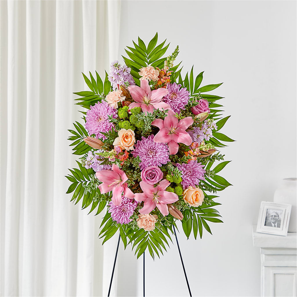Love & Light Standing Spray – Blooms By The Lake, Lake Arthur LA