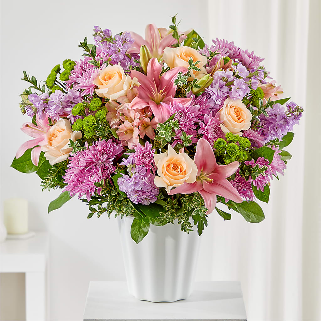 Supportive Embrace Tabletop Basket – Blooms By The Lake, Lake Arthur LA