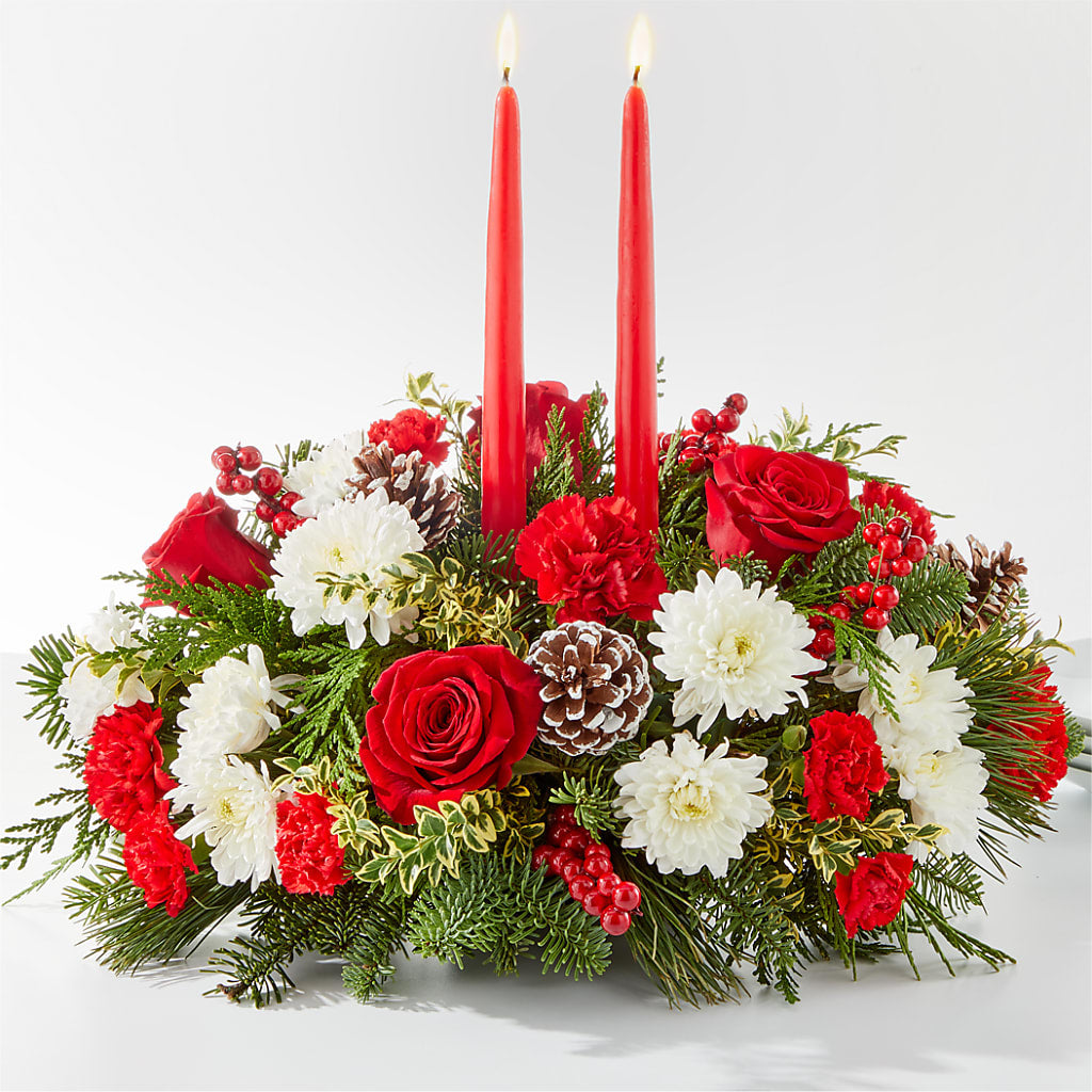Holiday Soiree Centerpiece – Blooms By The Lake, Lake Arthur LA
