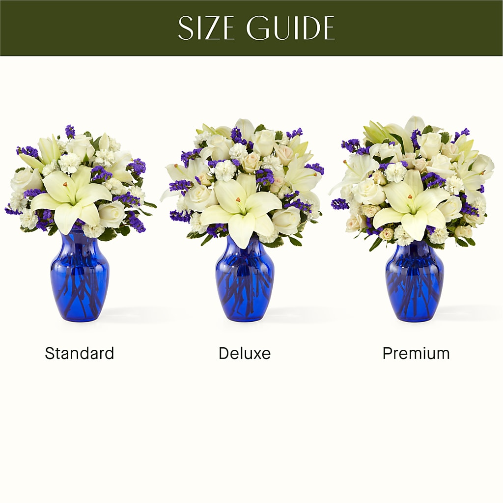 Sapphire Rush Bouquet – Blooms By The Lake, Lake Arthur LA