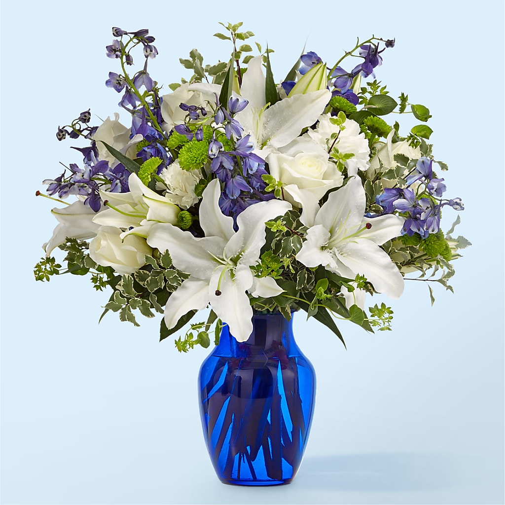 Santorini Bouquet – Blooms By The Lake, Lake Arthur LA