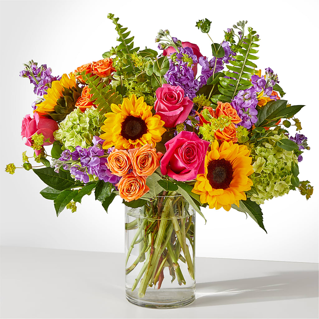 Vibrant Greetings Bouquet – Blooms By The Lake, Lake Arthur LA
