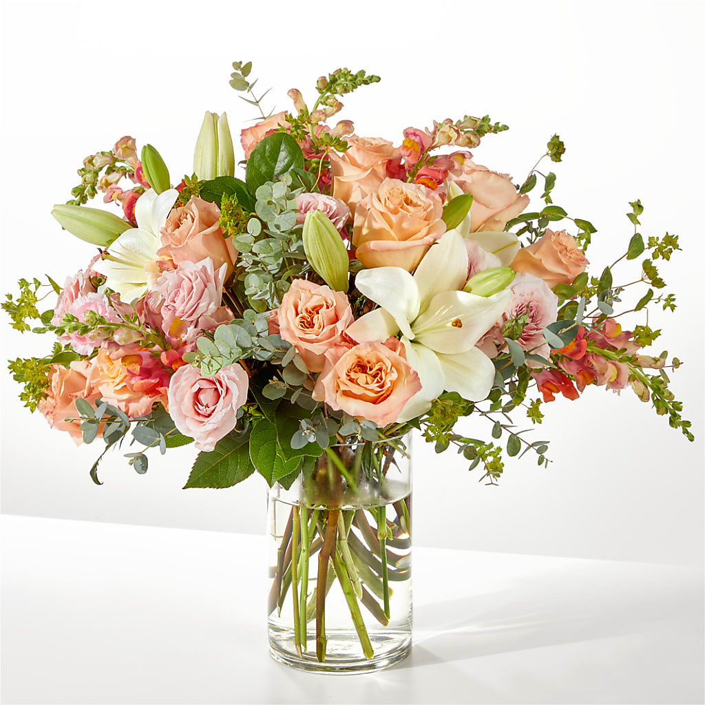 Grapefruit Splash Bouquet – Blooms By The Lake, Lake Arthur LA