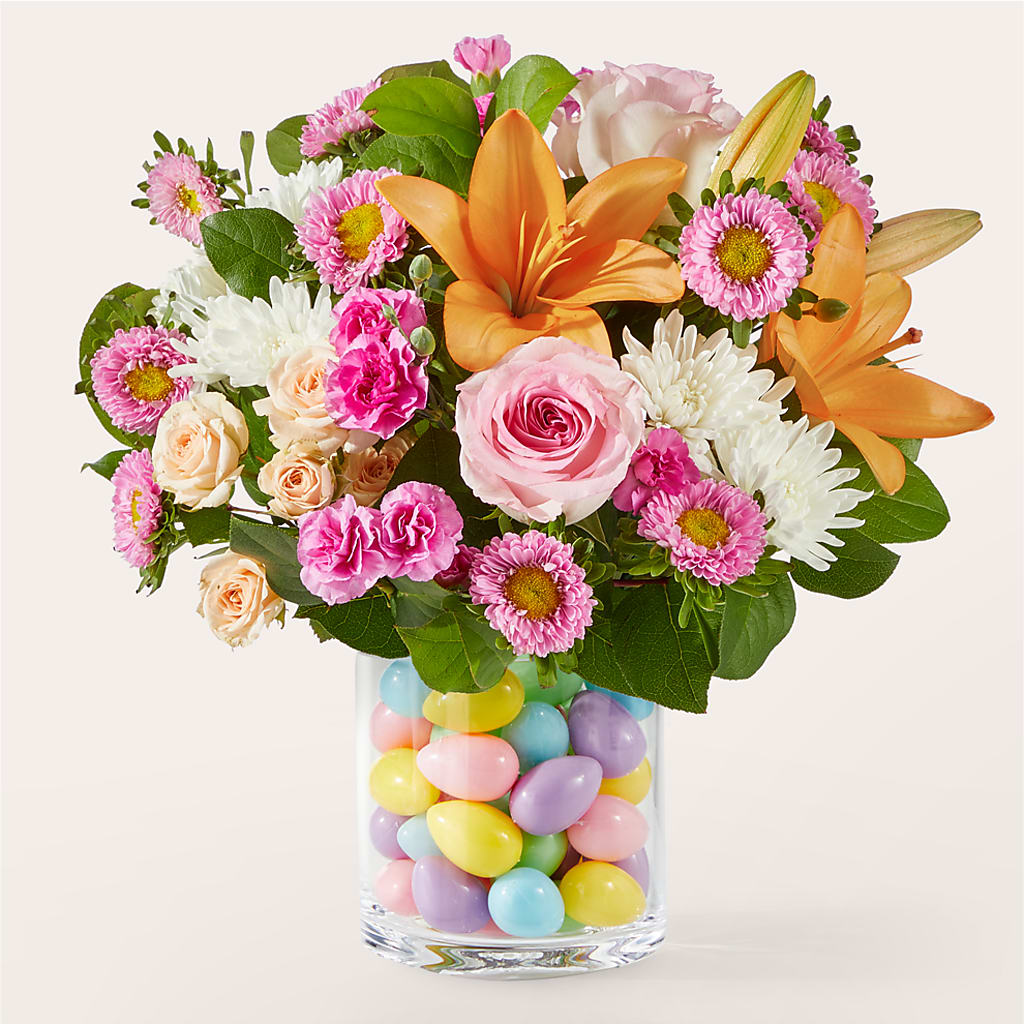 Hop to It Bouquet – Blooms By The Lake, Lake Arthur LA