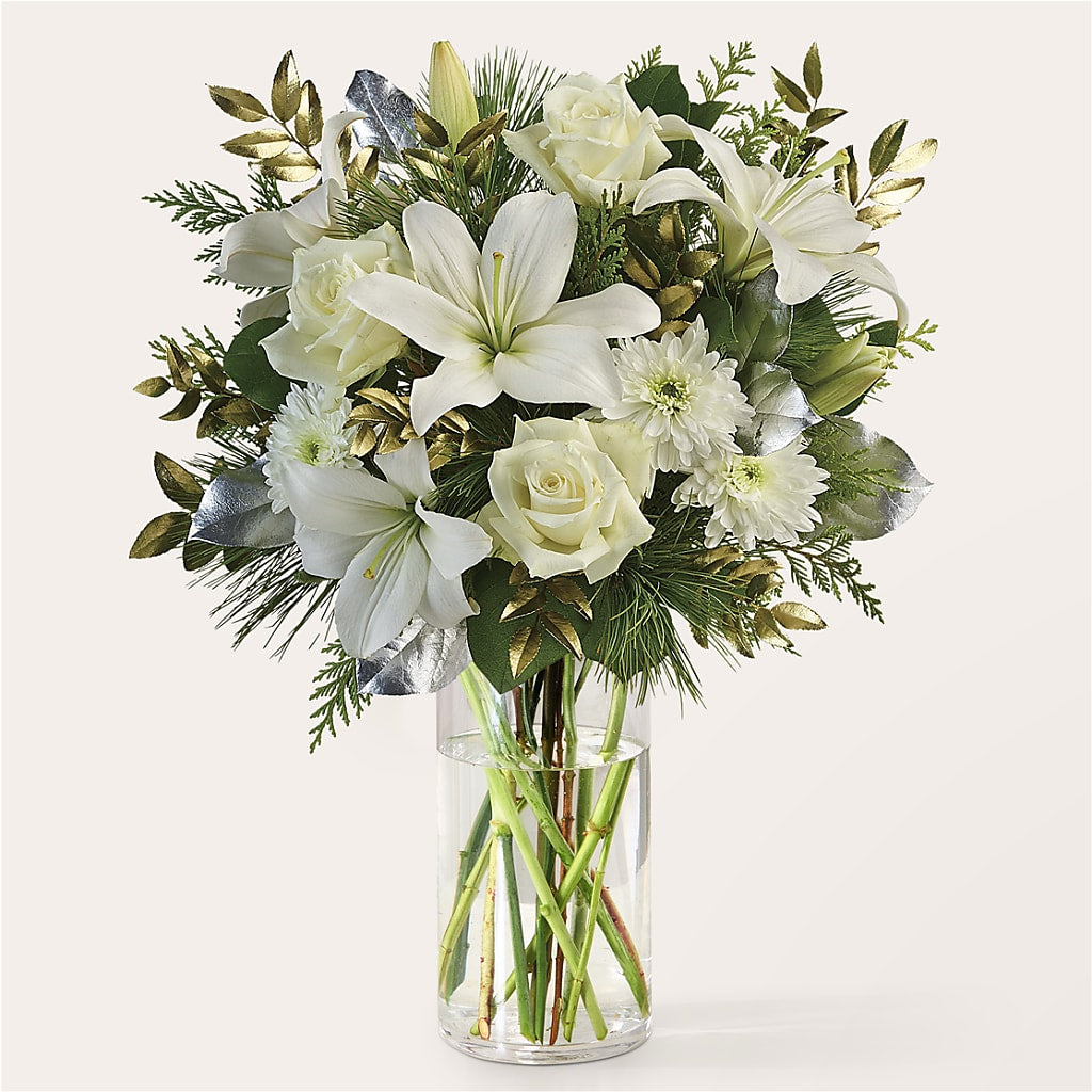 Wintry Mix Bouquet – Blooms By The Lake, Lake Arthur LA