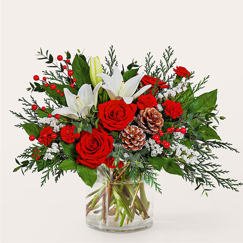 Best in Snow Bouquet – Blooms By The Lake, Lake Arthur LA