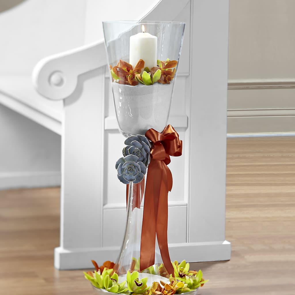 Matrimony Pew Decor – Blooms By The Lake, Lake Arthur LA