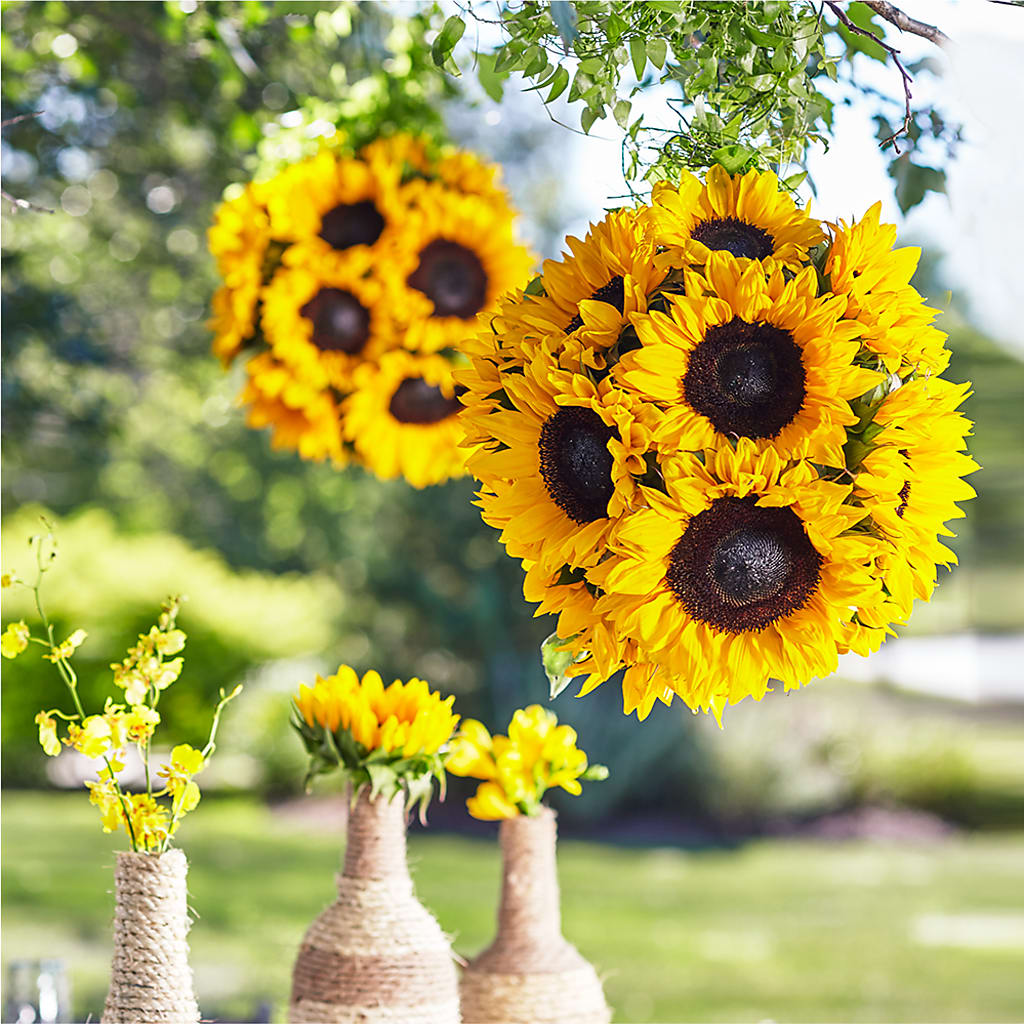 Sublime Garden Hanging Arrangement – Blooms By The Lake, Lake Arthur LA