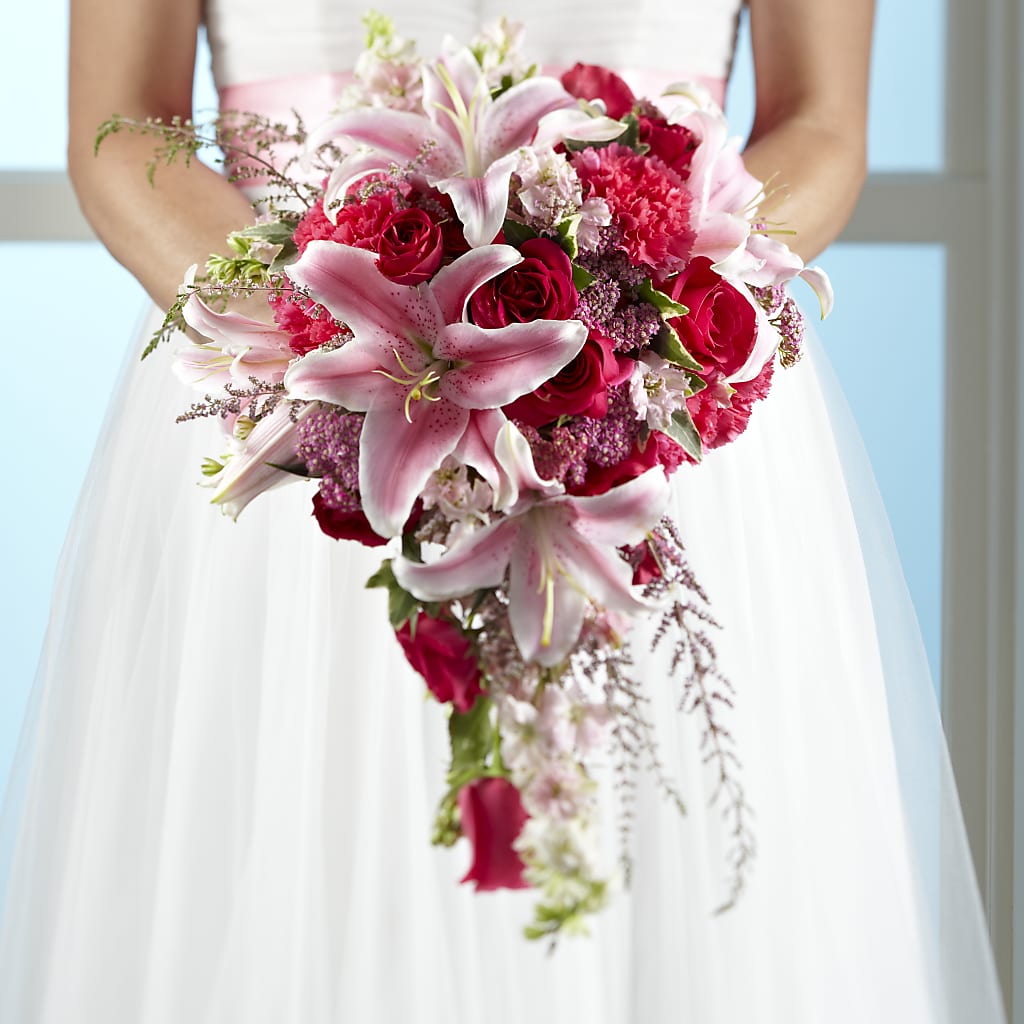 Lily & Rose Bouquet – Blooms By The Lake, Lake Arthur LA