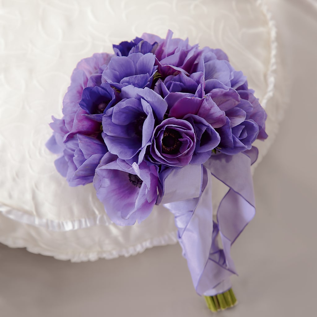 Purple Passion Bouquet – Blooms By The Lake, Lake Arthur LA