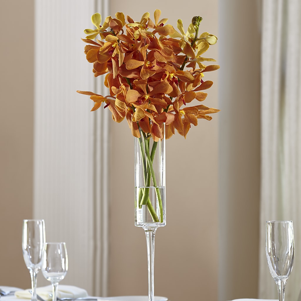 Orange Mokara Bouquet – Blooms By The Lake, Lake Arthur LA