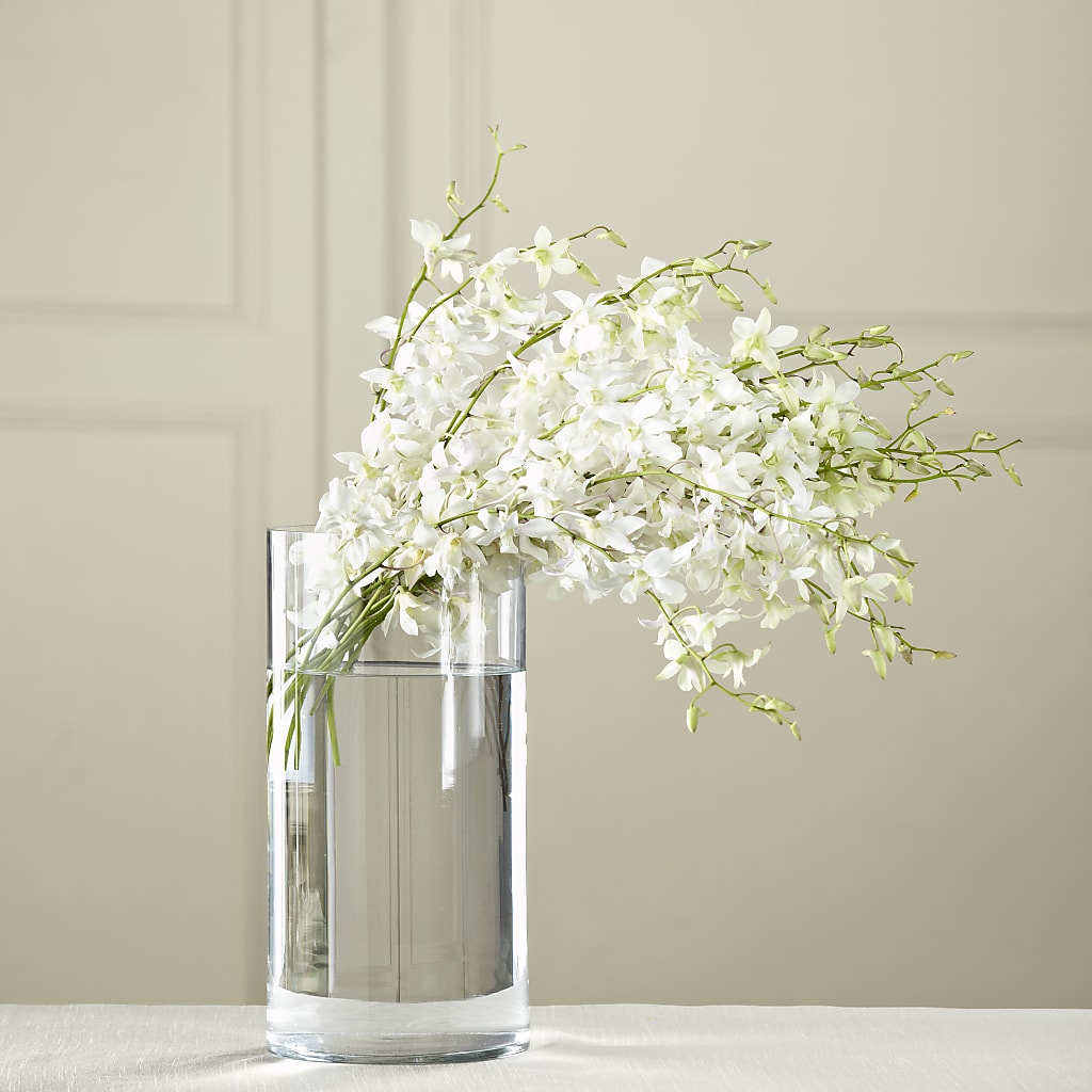 White Dendrobium Bouquet – Blooms By The Lake, Lake Arthur LA