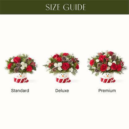 Jolly Snowman Bouquet –  Blooms By The Lake, Lake Arthur LA